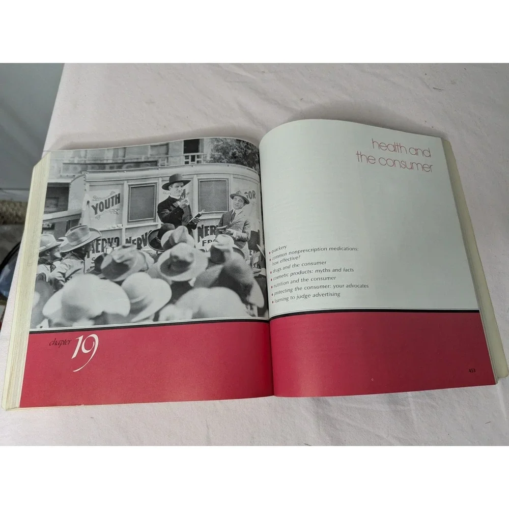 Health through discovery 2nd ed textbook‎ vintage 1980s exercise mental stress +
